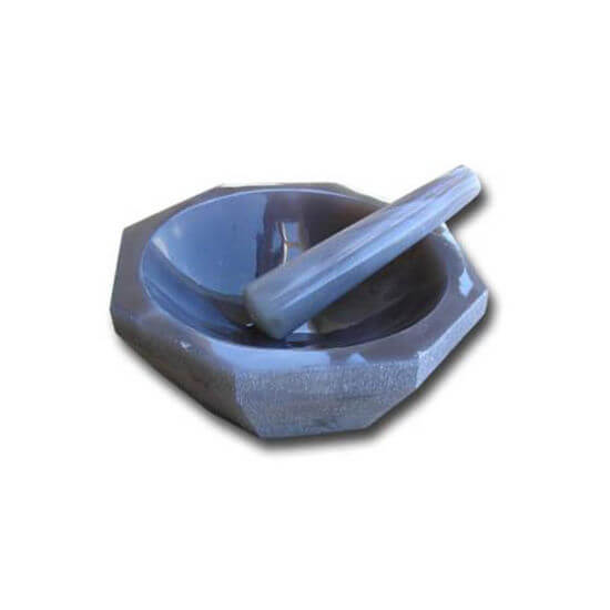 Agate Morter And Pestal